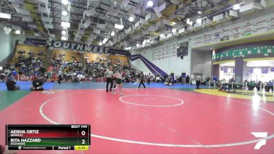 125 Girls Cons. Round 1 - Rita Hazzard, Oceanside vs Aeisha Ortiz, Brawley