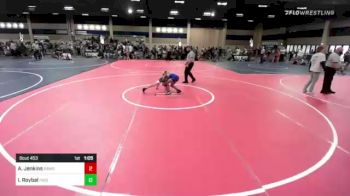 77 lbs Semifinal - Amari Jenkins, Rambler WC vs Israel Roybal, Pride Wrestling