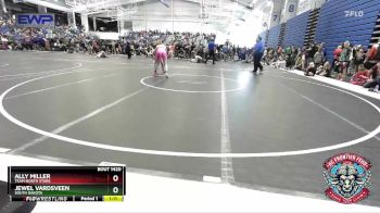 105 lbs Quarterfinal - Jewel Vardsveen, South Dakota vs Ally Miller, Team North Stars
