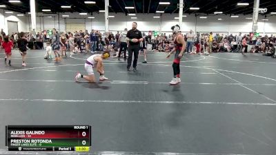 88 lbs Round 1 (8 Team) - Alexis Galindo, Rebellion vs Preston Rotonda, Finger Lakes Elite