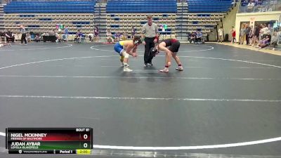 150 lbs Champ. Round 2 - Judah Aybar, Loyola-Blakefield vs Nigel McKinney, Friends Of Baltimore