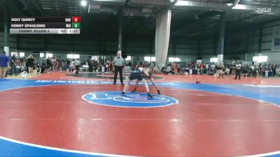 126 lbs Champ. Round 3 - Kenny Spaulding, Winchester vs Holt Quincy, Raleigh Area Wolfpack