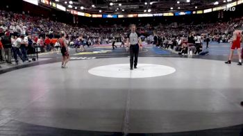 4A 98 lbs Quarterfinal - Micah Higley, Homedale vs Ty Katzenbach, Payette