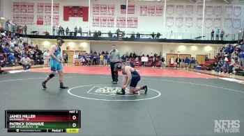 215 lbs Semifinals (8 Team) - Patrick Donahue, Cape Henlopen H S vs James Miller, Salesianum