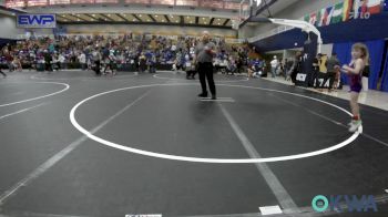 46 lbs Quarterfinal - Stetson Manuel, Newkirk Takedown Club vs Grayson Hale, Standfast OKC