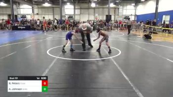 54 lbs Consi Of 8 #2 - Brody Peters, Team Porcelli vs Alec Johnson, Sebolt Wrestling Academy