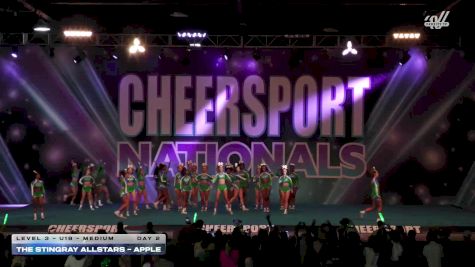 The Stingray Allstars - Marietta - Apple [2026 L3 - U18 - Medium Day 2] 2026 CHEERSPORT National All Star Cheerleading Championship