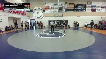 144 lbs Semifinal - Braydnn Terry, Moorcroft vs Tripp Isenberger, Wright