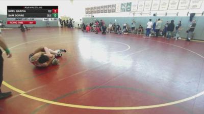 157 lbs Semifinal - Noel Garcia, Fresno City College vs Sam Dorre, Santa Rosa Junior College