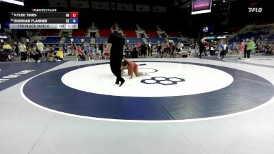 155 lbs 7th Place Match - KyLee Tibbs, OH vs Siobhan Flanner, KS