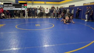 172 lbs R-32 - Emory Gunby, Bishop McCort vs Teag Sanderson, State College