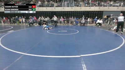 74 lbs Round Of 16 - Shawn Hutton, Clark vs Elijah Simonds, Bradford