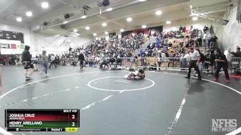 132 lbs Quarterfinal - Henry Arellano, Northview vs Joshua Cruz, Segerstrom