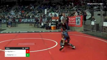 49 lbs Quarterfinal - Antonio Aguilar, Red Wave vs Jonah Roberts, Blue T Panthers