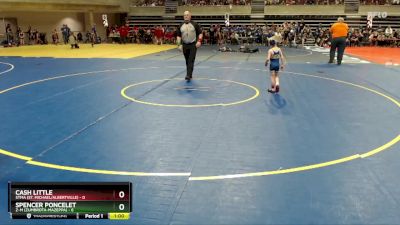 50 lbs Finals (8 Team) - Cash Little, STMA (St. Michael/Albertville) vs Spencer Poncelet, Z-M (Zumbrota-Mazeppa)