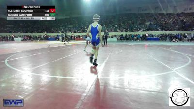 96 lbs Round Of 64 - Fletcher Cochran, Team Choctaw vs Gunner Lankford, Hobart Bearcats