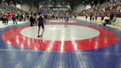 80 lbs Quarterfinal - Benjamin Baker, Bremen Takedown Club vs Elijah Merritt, Foundation Wrestling