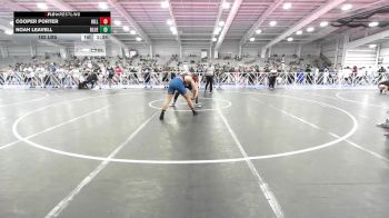 182 lbs Rr Rnd 1 - Cooper Porter, Hillbilly Hammers vs Noah Leavell, Blue Wave