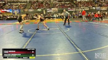 A - 132 lbs Semifinal - Dalton Hinebauch, Lockwood (Billings) vs Cale Nedens, Hardin