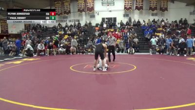 126 lbs Champ. Round 1 - Paul Kenny, Christian Brothers Academy vs Flynn Arnestad, Faith Christian Academy