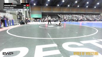 100 lbs Consolation - JennaRie Su'esu'e, THRESHOLD WRESTLING CLUB vs Ariana Arias, Wright Wrestling Academy