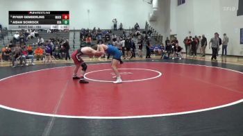 190 lbs Round 5 - Aidan Schrock, Clear Creek-Amana vs Ryker Gemberling, Mackinaw