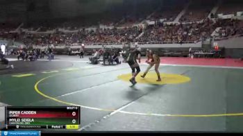 132 lbs Semifinal - Piper Cadden, Gilbert vs Mylei Seigla, Canyon Del Oro