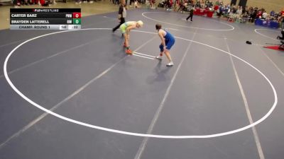 16U - 132 lbs Champ. Round 1 - Morgan Mielke, Minnesota vs Axel Posterick, Little Falls Flyers Wrestling