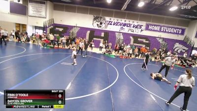 55 lbs Cons. Semi - Finn O`Toole, SYRACUSE vs Daycen Grover, Elite Wrestling