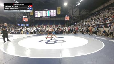 132 lbs Cons. Rd Of 128 - Anthony Flores, Idaho vs Jacob Rodriguez, California