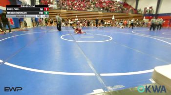 75 lbs Rr Rnd 2 - Ruby Chill, Perry Wrestling Academy vs Maggie Bowman, Team Tulsa Wrestling Club