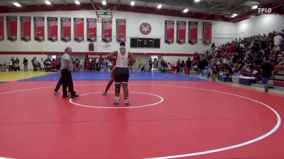 285 lbs Champ. Round 1 - Jaidin Compton, Menlo NWCA vs Kaleb White, Simpson University