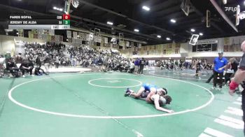 144 lbs Cons. Round 4 - Fares Nofal, Corona Del Mar vs Jeremy De Alba, Bishop Amat
