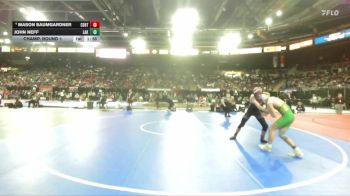 5A 150 lbs Champ. Round 1 - John Neff, Lakeland vs Mason Baumgardner, Century
