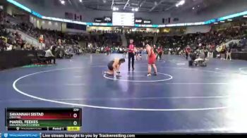 220 lbs Quarterfinal - Savannah Sistad, Creston vs Mariel Feekes, Sheldon/South O`Brien