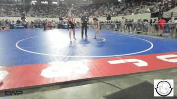 88 lbs Round Of 16 - Lisa Caldwell, Del City Middle School vs Kaedy Cooper, Grove Takedown Club