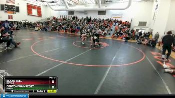 182 lbs Quarterfinal - Denton Wainscott, Powell vs Blake Bell, Buffalo