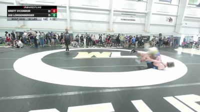 160 lbs Round Of 32 - Brett O'Connor, OH vs Ian Longenberger, PA