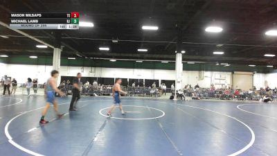 132 lbs Round Of 256 - Mason Milsaps, TX vs Michael Lamb, NJ