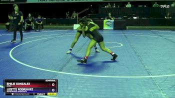 101 lbs Semifinal - Emilie Gonzalez, Iowa vs Lizette Rodriguez, McKendree University