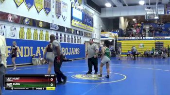 140 lbs Cons. Round 3 - Lily Hunt, Liberty vs Sam Sung, MASON