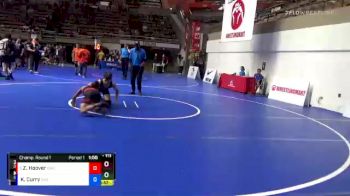 113 lbs Champ. Round 1 - Zack Hoover, Dynasty Wrestling Club vs Kaden Curry, Sunkist Kids/Monster Garage