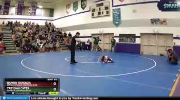 41-45 lbs Round 2 - Treygan Cates, Round Mountain Dragons vs Ramon Raygoza, Spanish Springs Wrestling Club