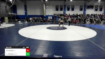 160 lbs Consi Of 4 - Brendan Coutts, Catholic Memorial vs Lucas Oliveira, Andover