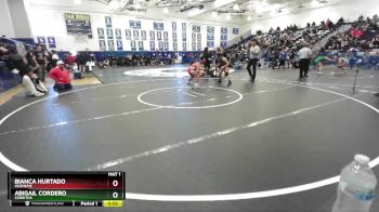 130 lbs Cons. Round 5 - Abigail Cordero, Cerritos vs Bianca Hurtado, Hueneme