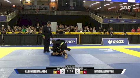 Cairo Kaleomana Nishi vs Matvei Karbanovich 2026 Pan Kids Jiu-Jitsu IBJJF Championship