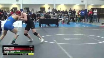 143 lbs Cons. Round 2 - Clara Padua-Cruz, Limestone College vs Sagel Bush, Pacific University