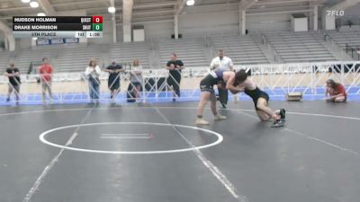 152 lbs 5th Place - Hudson Holman, Quest School Of Wrestling Black - HSB vs Drake Morrison, Team Shutt Weaver - HSB