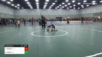 52 lbs Consolation - Joshua Medina, Unaffiliated vs Knox Ayala, Sebolt Wrestling Academy