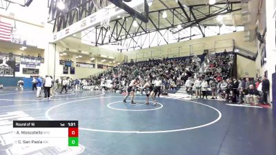 215 lbs Round Of 16 - Anthony Moscatello, Mt. Olive vs Chris San Paola, Kingsway